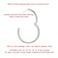 FANSING 16g 5mm Cartilage Earring Rook Earrings Daith Earrings Tragus Earrings AntiTragus Earring Silver Tragus Hoop16 Gauge 5mm