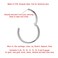 FANSING 16g 5mm Cartilage Earring Rook Earrings Daith Earrings Tragus Earrings AntiTragus Earring Silver Tragus Hoop16 Gauge 5mm