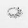 FANSING Halloween Cobweb Silver Septum Ring 16g 8mm Surgical Steel Daith Piercing Body Jewelry 16 Gauge