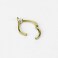 FANSING Surgical Steel Triangular Cubic Zirconia Piercing Rings 16g 8mm Teardrop Ring Hoop