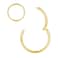 ORANGELOVE Gold Nose Rings 16g Hoop Clicker Seamless Septum Ring Cartilage Helix Tragus Daith Rook Earrings
