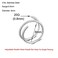 Hocegcuy Double Hoop Nose Ring for Single Piercing Spiral Nose Ring Double Nose Hoops for Women 8mm 20G Nostril Piercing Jewelry