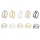 Hocegcuy Double Hoop Nose Ring for Single Piercing Spiral Nose Ring Double Nose Hoops for Women 8mm 20G Nostril Piercing Jewelry