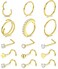 Leocuci Nose Piercings Studs Hoop Nose Rings for Women Jewelry