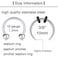 Longita Septum Rings Septum Jewelry 16g Septum Ring Septum Piercing Spike Ball Black Silver Gold