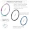LOYALLOOK 1824Pcs 20G 316L Stainless Steel Nose Ring Hoop Cartilage Hoop Septum Piercing 612mm