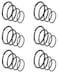 Masedy 24Pcs 20G 316L Stainless Steel Nose Rings Hoop Tragus Cartilage Helix Piercing Lip Septum Ring Black Bendable