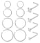 Masedy Nose Rings 12Pcs 20G 316L Stainless Steel L Shaped Nose Studs Cartilage Tragus Septum Piercing Silver