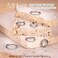 MILACOLATO G23 Titanium 18G Septum Clicker Nose Rings Double Open Stack Conch Daith Earrings Helix Tragus Cartilage Earrings Piercing Jewelry with Clear CZ for Women Men 8MM Silver Tone
