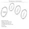 MODRSA Nose Rings Surgical Steel 20g Double Hoop Nose Piercings for Women Men