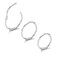 NewkeepsR 3PCS08mm20g 316L Surgical Steel Hinged Clicker Segment Seamless Rings Lobe Cartilage Tragus Earring Nose Hoop789mm