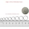 NewkeepsR 3PCS12mm16 gauge 316L Surgical Steel Septum Hinged Clicker Segment Helix Daith Cartilage Tragus Lobe Snug Rook Orbital Rings789mm