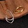 NONTAI 16G Stacked Septum Ring Double Septum Clicker Layered Septum Piercing Gold Hinged Septum Hoop dbpier8mmgold