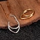 NONTAI 16G Stacked Septum Ring Double Septum Clicker Layered Septum Piercing Gold Hinged Septum Hoop dbpier8mmgold