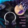 OUFER 316L Surgical Steel Circular Earrings Two Amethyst Opals Surrounded by Dragon Claws Cartilage Earring Ear Body Piercing Jewelry Helix Earrings Piercing