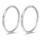 PIERCINGBOY 2pcs 8mm Titanium Nose Rings 20G Nose Ring Hoop 20g Silver Cartilage Helix Tragus Daith Rook Earrings Hinged Segment Septum Clicker Body Piercing Jewelry
