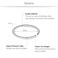SCERRING 12PCS 22G Stainless Steel Fake Nose Septum Hoop Rings Lip Helix Cartilage Tragus Ear Ring Piercing 6mm Silver