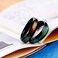 JEYKAY Color Changing TitaniumStainless Steel Mood Ring EKG wHearts Design Gift Box Included Change Color 6