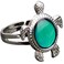 JUDE Jude Jewelers Adjustable Color Changing Mood Ring Inspirational Mystique Marble Turtle Adjustable