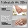 BORUO 925 Sterling Silver Ring High Polish Plain Dome Tarnish Resistant Comfort Fit Wedding Band 2mm Ring Size 10