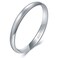 BORUO 925 Sterling Silver Ring High Polish Plain Dome Tarnish Resistant Comfort Fit Wedding Band 2mm Ring Size 11