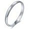 BORUO 925 Sterling Silver Ring High Polish Plain Dome Tarnish Resistant Comfort Fit Wedding Band 2mm Ring Size 95