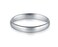 BORUO 925 Sterling Silver Ring High Polish Plain Dome Tarnish Resistant Comfort Fit Wedding Band 3mm Ring Size 75