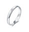 BORUO 925 Sterling Silver Ring High Polish Plain Dome Tarnish Resistant Comfort Fit Wedding Band 3mm Ring Size 75