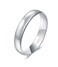 BORUO Silver Ring 925 Pure Sterling Silver Ring Sterling Silver Rings for Women Elegant Silver Band Rings For Women and Men Gifts for Special Occasions 4mm Ring Size 65