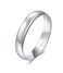 BORUO Silver Ring 925 Pure Sterling Silver Ring Sterling Silver Rings for Women Elegant Silver Band Rings For Women and Men Gifts for Special Occasions 4mm Ring Size 65