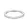 BORUO Sterling Silver Ring Wedding Bands for Women Eternity Cubic Zirconia Simulated Diamond Stackable Rings For Oura Ring Gen34 Size 65