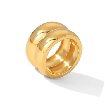 VRNGI Chunky Rings for Women Size 611 Statement Rings Thumb Rings Bold Thick Ring Fashion Wide Band Ring Chunky Jewelry Style 1 9