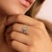 dnswez Two Tone Vintage Rings for Women Gold and Silver Cable Ring Trendy Statement Ring Twisted Cable Wire Band Ring Jewelry Gift X Knot 8