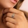 dnswez Two Tone Vintage Rings for Women Gold and Silver Cable Ring Trendy Statement Ring Twisted Cable Wire Band Ring Jewelry Gift X Knot 8