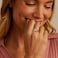 dnswez Two Tone Vintage Rings for Women Gold and Silver Cable Ring Trendy Statement Ring Twisted Cable Wire Band Ring Jewelry Gift X Knot 8
