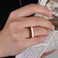 Egnaro Silicone Wedding Ring for WomenSeamless Thin and Stackble Braided Rubber Wedding Bands Rubber Rings for Women