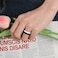Egnaro Silicone Wedding Ring for WomenSeamless Thin and Stackble Braided Rubber Wedding Bands Rubber Rings for Women