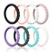 Egnaro Silicone Wedding Ring for WomenSeamless Thin and Stackble Braided Rubber Wedding BandsNoToxicSkin Safe