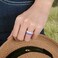 Egnaro Silicone Wedding Ring for WomenSeamless Thin and Stackble Braided Rubber Wedding BandsNoToxicSkin Safe