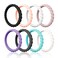 Egnaro Silicone Wedding Ring for WomenSeamless Thin and Stackble Braided Rubber Wedding BandsNoToxicSkin Safe