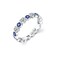 FUNYCHEN Evil Eye Ring for Women Sterling Silver Turkish Evil Eye Ring Bands Dainty Evil Eye Rings Lucky Jewelry Heart Ring Valentines Day Gift CZs Statement Ring US Size 510 Silver 5