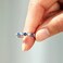 FUNYCHEN Evil Eye Ring for Women Sterling Silver Turkish Evil Eye Ring Bands Dainty Evil Eye Rings Lucky Jewelry Heart Ring Valentines Day Gift CZs Statement Ring US Size 510 Silver 5