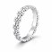 GRHOSE Vintage Small Daisy Silver Ring Sunflower Ring Tiny Dainty Flower Ring 925 Silver Ring for Women Delicate Everyday Ring Best Ideal Gift Silver6