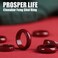 HETICA Cinnabar Ring for Women Men Red Feng Shui Inspired Band Ring
