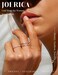 JOERICA 3Pcs 2mm Stainless Steel Womens Stackable Eternity Ring Band Engagement Wedding Ring Set 49 StainlessSteelRose Gold 7