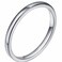 JUDE 2MM Tungsten Carbide Stackable Ring Plain Wedding Band Silver 10