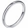 JUDE 2MM Tungsten Carbide Stackable Ring Plain Wedding Band Silver 10