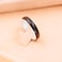Oneress 6mm Platinum Plated Stainless Steel Mood Ring Modern Minimalist Color Changing Band Interchangeable Wedding Anniversary Jewelry for Women Y1854 White 6