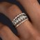 Otxas Stackable Rings for Women Non Tarnish Dainty Stacking Ring Set Wedding Bands for Women Jewelry Rings Size 6 7 8 9 10 Style 2 8