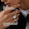 Poxtex Silver Rings for Men Chunky Thumb Mens Wedding Band Size 10 Adjustable Pinky Signet Ring Women Men Jewelry Gifts